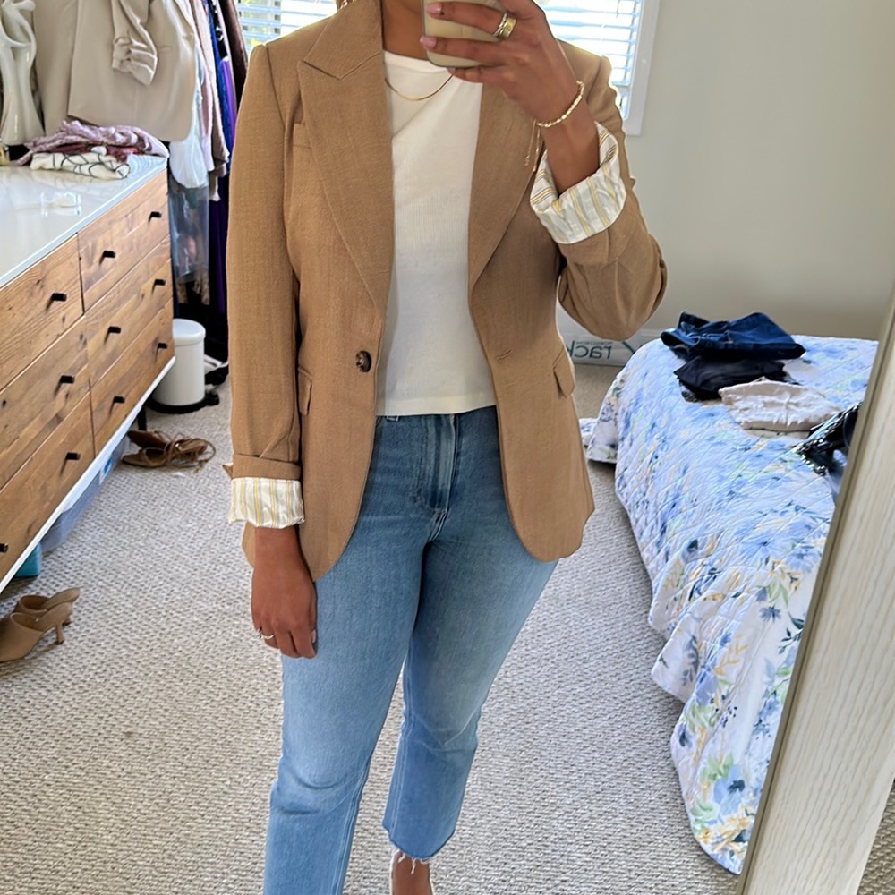 H&M x Giuliva Camel Blazer size XS
